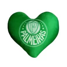 Almofada Coração Palmeiras – Perfeita para Todo Verdão! 23x21 promo