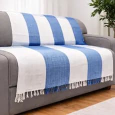 Manta Sofá Grande Cama Casal 210x120 cm  Algodão Capa Protetora