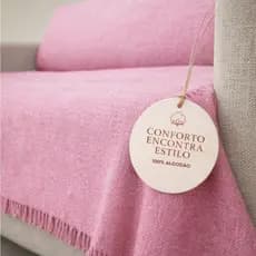 Manta para Sofá Luxo Casal Gigante 210x120cm Decorativa Premium Algodão Capa Protetora Grande Elegante