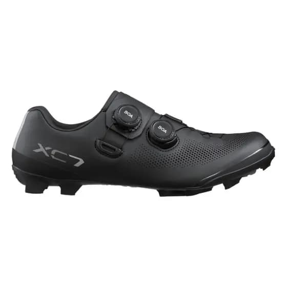 Sapatilha MTB Shimano SH-XC703 Preta Original Alta Performance XC/Gravel Leve, Rígida e Confortável