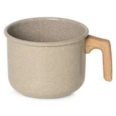 Leiteira Caneca Anti Aderente Indução Ferverdor Aluminio com Cerâmica Oster 1.9L 14cm Marble Edition