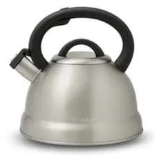 Chaleira Neuhaus com Apito Sonoro 3L Corpo Aço Inox Cabo Nylon - Fogões Gás, Indução, Eletrico