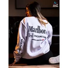 Moletom Gola Careca F1 Mclaren - Honda unissex - MAGIC RACING