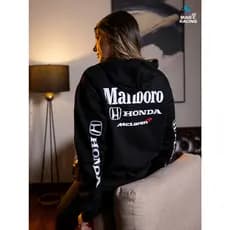 Moletom Canguru F1 Mclaren - Honda unissex Coleção inverno - MAGIC RACING
