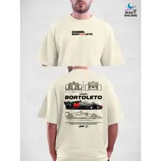 Camiseta Gabriel Bortoleto #5 F1 Audi Oficial Print Car 2026 100% Algodão Unissex