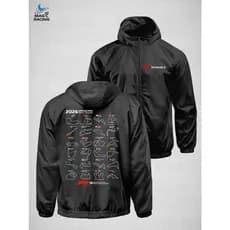 Blusa Corta Vento Grand Prix 2026 Calendario F1 Tecido Leve Fit - Magic Racing