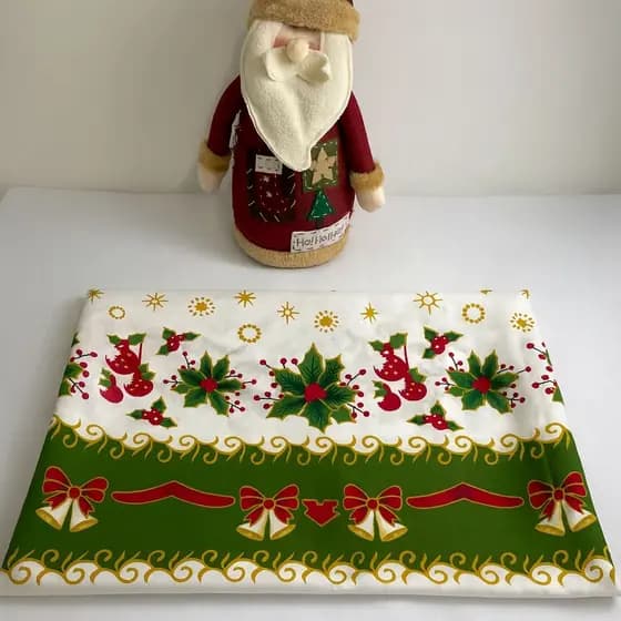 Toalha de Mesa Natalina l Decoração Fim de Ano l Melhor Preço l Estampa de Natal l Variedades de Tamanhos