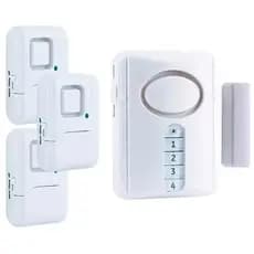 Kit Alarme de Segurança Central com Senha Alarme de Porta e Janela sem Fio GE 41001 120db