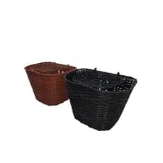 Cesta para Bicicleta Aro 24 e 26 – Plástico Reforçado com Tampa