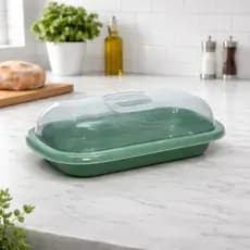 Porta Pão Multiuso com Tampa Transparente – Pão Fresquinho por Muito Mais Tempo!