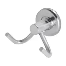 Gancho Cabide Duplo Cromado Toalha Banheiro Aço Inox Alumínio