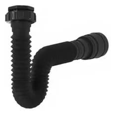 Sifão Sanfonado Universal Linha Black 70cm Cor Preto