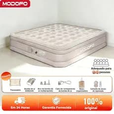 MODOFO Colchão Inflável Automático Solteiro/Queen/King Colchão Casal inflável Com Bomba Embutida Camping Equipment