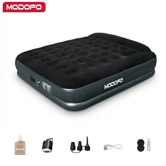 MODOFO Colchão Inflável Automático Solteiro/Queen/King Colchão Casal inflável Com Bomba Embutida Camping Equipment