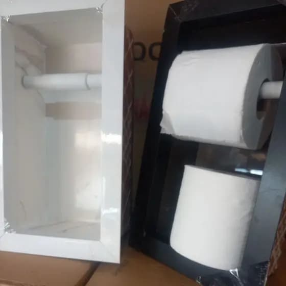 PAPELEIRA DUPLA PORTA PAPEL HIGIÊNICO
