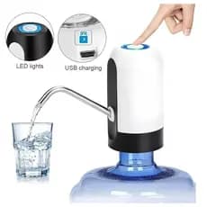 Bomba Elétrica Para Galão Garrafão De Água 5-20 Litros Bebedouro Recarregável Com USB fushang