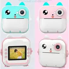 FUSHANG Camera De Impressão Instantânea Para Crianças Vídeo Fotografia Digital Fotográfica Toy