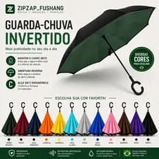 Guarda Chuva Invertido Tecido Duplo Impermeável Reforçado Contra Guarda-Chuva Para Carro