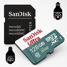 Cartão de memória Micro SD de alta velocidade (com adaptador)