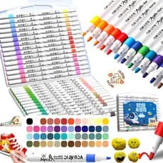 Canetas Acrílicas Infantis | Pincéis Artísticos para Crianças Ensino Fundamental Seguros e Laváveis