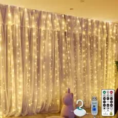 Luzes De Corda Cortina 300 Leds 3x3 Metros Festa Halloween Eventos Natal