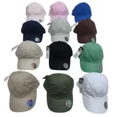 Boné Dad Hat  em Sarja 100% Algodão Aba Curva Liso unissex