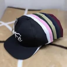 Boné Fé Aba Reta Snapback Fechamento Pinos de Plástico