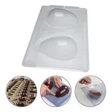 Forma Bwb Ovo Liso Páscoa 350g Acetato E Silicone Sp 50 Transparente