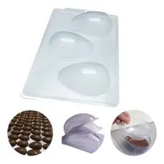 Forma Ovo Liso Páscoa Bwb 150g Silicone Sp 824 Especial Transparente