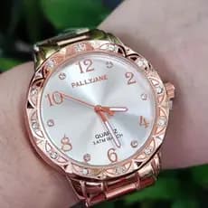 Relógio Feminino Luxo Aço Inoxidável Original Resistente à Água Quartz Premium – Não Desbota Elegante Casual Fino