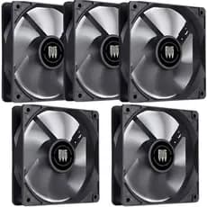 Kit Com 05 Cooler Fan Ventoinha Gamer 120mm Silencioso Gabinete