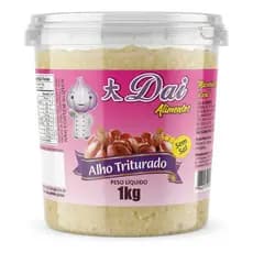 Alho Triturado Premium Sem Sal 1kg Pronto Para Uso