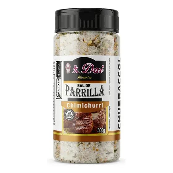 Sal Parrilla Premium Chimichurri Churrasco Hamburguer 500g
