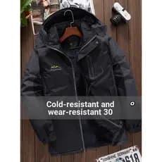 Forro de lã jaqueta masculina acolchoada de algodão espessada jaqueta de inverno ao ar livre jaqueta acolchoada de algod