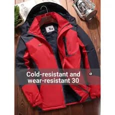 Forro de lã engrossado jaqueta masculina inverno à prova de vento jaqueta impermeável Casual solto Workwear ao ar livre