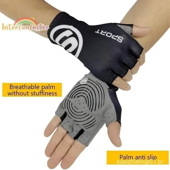 [Nterfunfasterfunb] Luvas De Ciclismo Dedos Completos Bicicleta Sem Verão MTB Luva Homens Mulher Para Observadores Acade