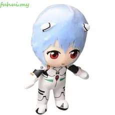 Brinquedos de Pelúcia FUHUI Evangelion Presente de Natal Kawaii Rei Princesa Almofada 20CM Ayanami Rei HF8F