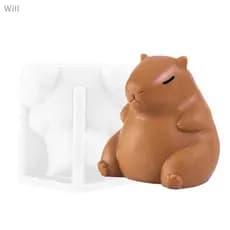 Bonito Capivara Pudim Molde Mousse De Silicone Creme Bolo Dos Desenhos Animados Decoração Do Cozimento Ferramenta De Pad