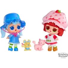 OZWA LOL Surprise Strawberry Shortcake World Tots Set: Bonecas Perfumadas, Animais de Estimação e Casa de Morango T IFEV