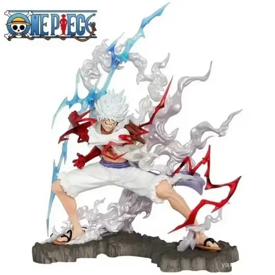AZIL Luffy Gear 5 Sun God Nika Figura de Ação One Piece 10 cm e 20 cm - Thousand Sunny e Merry MFKZ