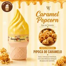 WY ICE CREAM Caramd Popcorn 100ML Perfume Feminino Gourmet Doce de Pipoca Caramelada