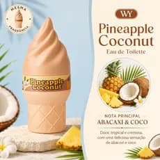 WY ICE CREAM Pineapple Coconut 100ML Perfume Feminino Gourmand Doce Tropical