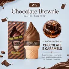 Perfume de Chocolate WY ICE CREAM Chocolate Brownie 100ML Unissex Original Gourmand