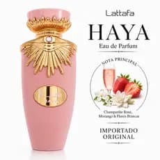 Perfume Árabe Feminino Lattafa Haya Eau de Parfum 100ml Original