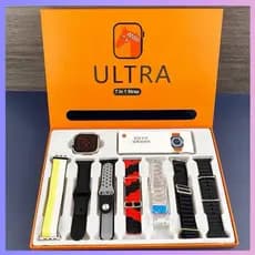 Novo Smartwatch Ultra 7 em 1 - 7 Pulseiras1 Bluetooth Chamada 49MM Sport Série 8