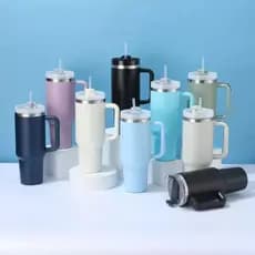 Garrafa Térmica 1200ml com Canudo – Copo Grande para Bebidas Frias e Quentes