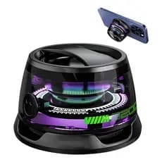 Mini Caixa De Som Bluetooth Portátil Magnética Megasafe Com Rgb Celular Game Ipx6