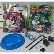 Beyblade com Luz Fusion Led Tornado Com Arena 2 Lançador