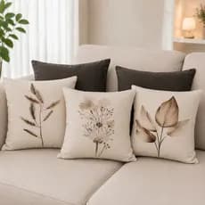 KIT 5 CAPA DE ALMOFADA DECORATIVA TECIDO SUEDE 45X45 PROMOÇÃO
