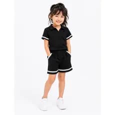 Conjunto Infantil Menina Polo com Short | Conjunto Verão Infantil | Roupa Infantil 4 a 10 Anos